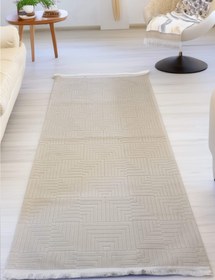 Resim Dekhera Zest Modern Kesme Halı ZS02 Beyaz - 200X290 