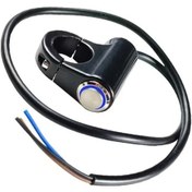 Resim Hightower Yeni Alüminyum Alaşım Çift Motor Tutacak Anahtarı Mavi Işıklı Kendinden Kilitli 