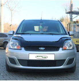 Resim Eurocap Ford Fiesta Ön Kaput Koruyucu Rüzgarlık Abs 2002-2008 
