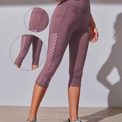 Resim Kadınlar için SHECAI Yüksek Bel Şeftali Kaldırma Yoga Capris - Nefes Alabilir, Esnek, Kalça Kaldırma Egzersiz Taytları Cep ile, Görünmez Polyester Karışımı, Tüm Mevsimler için İdeal 