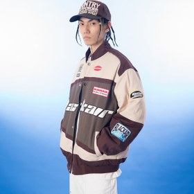 Resim Blackair Retro Racing Spor Ceket - Kahverengi / L 