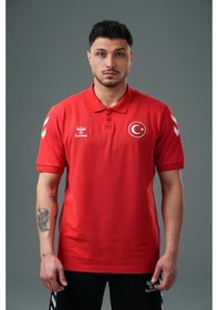 Resim Hummel Armin Milli Takım Kamp Tişört Kırmızı 