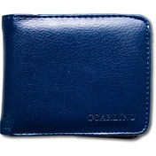 Resim Unisex Yatay Cüzdan Mavi 