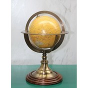 Resim Pirinç Dünya Küre 