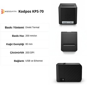 Resim KODDATA 80 mm adisyon yazıcı 