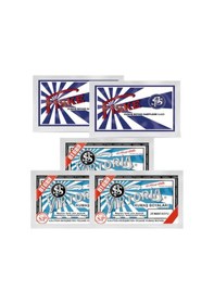 Resim Viktoria Kumaş Boyası 25 Koyu Mavi 3'lü + Fiske Sabitleyici 1 Adet 