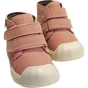 Resim Macco 456 Ortopedik Çift Cırtlı Kız - Erkek Çocuk Bot Nubuk Pudra 