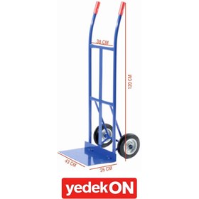Resim Küçük Boy Koli Taşıma Arabası 100kg 