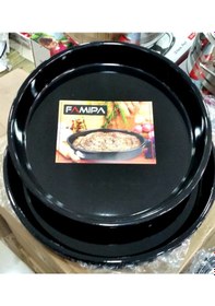 Resim Emaye Fırın Tepsi Seti 30/34/38 CM Boylarda 3 Tepsi Siyah 