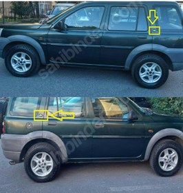 Resim EDEXPORT Range Rover Freelander II 2.2 SD4 2011-2012 Uyumlu Land Rover Sağ ve Sol Direk Arması 