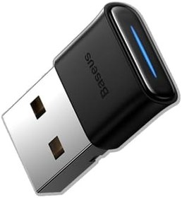 Resim Baseus BA04 Mini Bluetooth Adaptör USB Alıcı Bluetooth 5.0 Siyah 