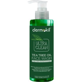 Resim Dermokil Ultra Clean Tea Tree Oil Face Wash - Yüz Temizleme Jeli 300ml 