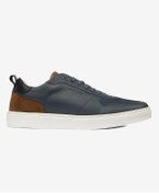Resim Greyder Erkek Lacivert Hakiki Deri Sneaker Ayakkabı 4Y1SA17422 