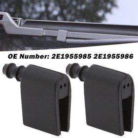 Resim 4 adet Mercedes-Benz Sprinter 2006-2018 Cam Yıkama Nozulu Wiper Su Jeti 2E1955985 için Crafter Siyah Araba Aksesuarları 