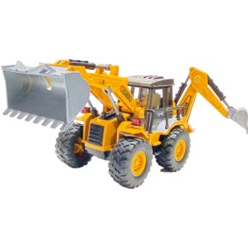 Resim SmartFox Oyuncak Kepçe - Sürtmeli Oyuncak İş Makinesi / Buldozer İnşaat Aracı 32 Cm 