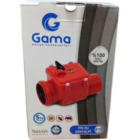 Resim Gama DN-50/DN-70/DN-100 Kilitli Pis Su Çekvalfi 304 Paslanmaz Çelik | Güvenlik ve Hijyen 