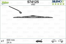 Resim VALEO SİLENCİO V60 X1 600 MM MULTİ SİLENCİO SİLECEK LASTİĞİ BİNEK 