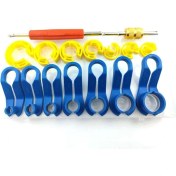 Resim Quartz Realm 16PC Ac Yakıt Hattı Bağlantısı Çıkarma Aracı Seti, 1/4 5/16 3/8 1/2 5/8 3/4 7/8 In Için Valf Çekirdek Çıkma Aracı ile (Yurt Dışından) 