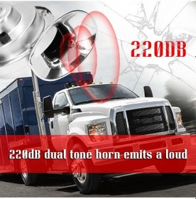 Resim 2 Adet 12v Evrensel Çift Sesli Elektrikli Korna Araç, Kamyon, Motosiklet Ve Tekne İçin Yüksek Sesli Sinyal Aksesuarı 