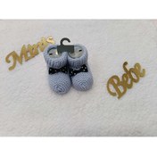 Resim Little Baby %100 Pamuk Triko Bebek Patik 