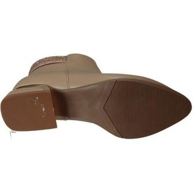 Resim Yazkış Kadın Siyah Krem Nut Cilt Bileği Taşlı 11cm Bilekboyu Fashıon Bot 001 