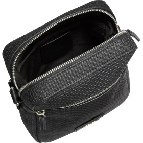 Resim Calvin Klein Erkek Siyah Calvin Klein Embossed Woven Reporter Erkek Siyah Omuz Çanta 