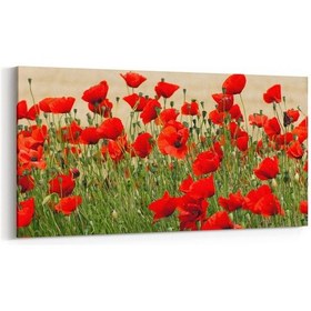 Resim Olla 80x40 Cm 11006yd Ağaç Görseli Yatay Dar Kanvas Tablo 