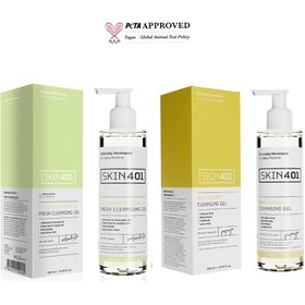Resim Skin401 Çift Aşamalı Temizlik Seti Karma ve Yağlı Ciltler 
