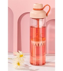 Resim Shotay ST-6637 680ml Süzgeçli Pembe Tritan Matara 