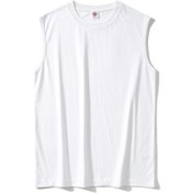 Resim Erkekler için %100 Pamuk Kolsuz Tank Top - Günlük & Spor, Bol Kesim, Düz Renk 