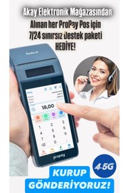 Resim propay P1000 Android Yazarkasa Pos 4.5G Kurup Gönderiyoruz 