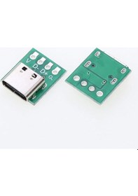 Resim 2 Adet Usb Type C 4 Pin Dıp Çevirici 2.54 Mm Type C Adaptör Pcb Rodevino 