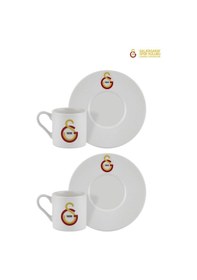 Resim Neva N3520 Galatasaray Lisanslı Arma Logo 2'li Kahve Fincan Takımı 