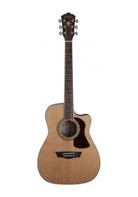 Resim Washburn Hf11sce Heritage 10 Elektro Akustik Gitar Profesyonel - Folk/grand Concert Kasa Masif Sedir Üst Kapak, İnce Bel Yapısı İle Konforlu Çalım, Fishman Preamp Sistemi Ölçüler: 648 Mm Skala Uzunluğu 