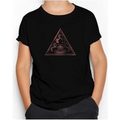 Resim Lotus 2 Siyah Çocuk Tişört Siyah 