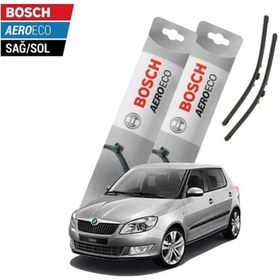 Resim Bosch , Skoda Fabia 2011 Model Bosch Aeroeco Muz Silecek Takımı 