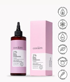 Resim Coskim %2 bha+gül suyu gözenek sıkılaştırıcı siyah nokta karşıtı tonik 250 ml 