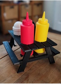 Resim TuransoyCraft Piknik Bankı Çeşnilik (10 Cm Yükseklik ) 