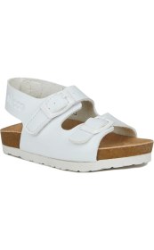 Resim Vicco Last Metalik Unisex Bebe Beyaz Sandalet 