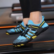 Resim Erkekler için Hızlı Kuruyan Çıplak Ayak Aqua Ayakkabılar - Hafif, Nefes Alabilen, Kaymaz Su Sneakerları Plaj, Yürüyüş, Balıkçılık & Sörf için, Ayarlanabilir Bağcıklı Kapatma, Dayanıklı Kauçuk Taban, Balıkçılık Su Ayakkabıları | Spor Plaj Ayakkabıları | Nefes Alabilen Kumaş Üst, Plaj Giyimi 