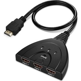 Resim Alfais 4586 HDMI Çoklayıcı Switch 3 Port Çoğaltıcı 