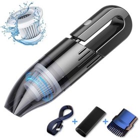 Resim Ximistore9 Usb Şarjlı Araç İçi Hepa Filtreli Taşınabilir Süpürge Seti 