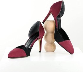 Resim Mio Gusto Brien Bordo Süet Stiletto 