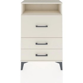 Resim Arges Komodin Tek Raflı 3 Çekmeceli 60X30X96 Aytaşı-Aytaşı 