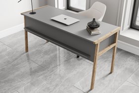 Resim LAGOMOOD ZENİTH OFİS TAKIMI, ANTRASİT CEVİZ 