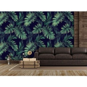 Resim Tropikal Yapraklar Duvar Kağıdı (361179194) 
