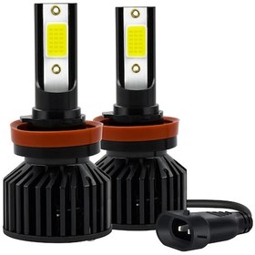 Resim Xindoker H11 Arayüzlü Araba Led Farları, 6000k Soğuk Beyaz Işık, 8000lm Parlaklık, Ip67 Su Geçirmez, Fanlı Soğutma, Plug&play 