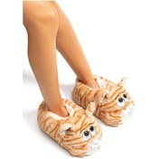 Resim Twigy Pompik Kadın,Garson Boy Hayvanlı Panduf Bej 36/41 EE0536 Bej 