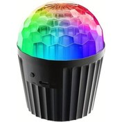 Resim Sunshine022 Ems-043 Disko Topu Işık Ses Duyarlı Parti Lambası Rgb Led Dekoratif Işık 