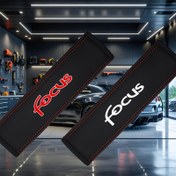 Resim 1 adet Focus Araba Koltuk Kemeri Omuz Koruyucu, Premium Suni Deri, Yumuşak ve Rahat, Focus ST-Line Titanium/Titanium X Modelleri ve Tüm Yıllık Sürüşler için Uygun, Rahat Sürüş Aksesuarlarını Geliştirir, Şık Hediye 